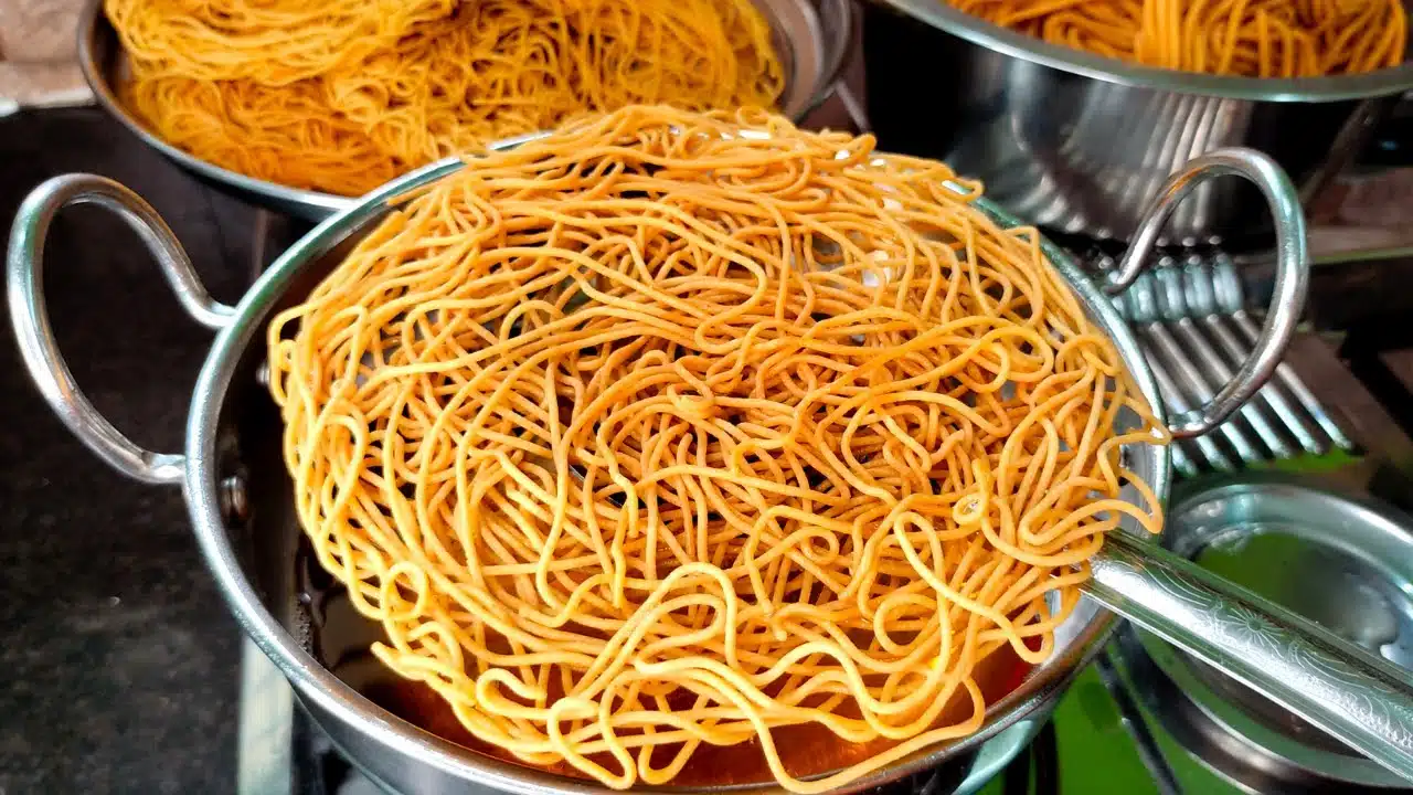 Karappusa with rice flour is so crispy that it melts in your mouth