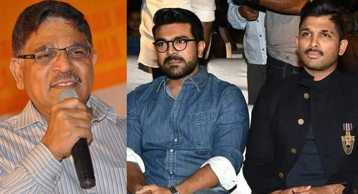 Allu Aravind : అల్లు అర్జున్ – రామ్ చ‌ర‌ణ్ కాంబినేష‌న్‌లో మ‌ల్టీ స్టార‌ర్.. టైటిల్ లీక్ చేసిన అల్లు అర‌వింద్