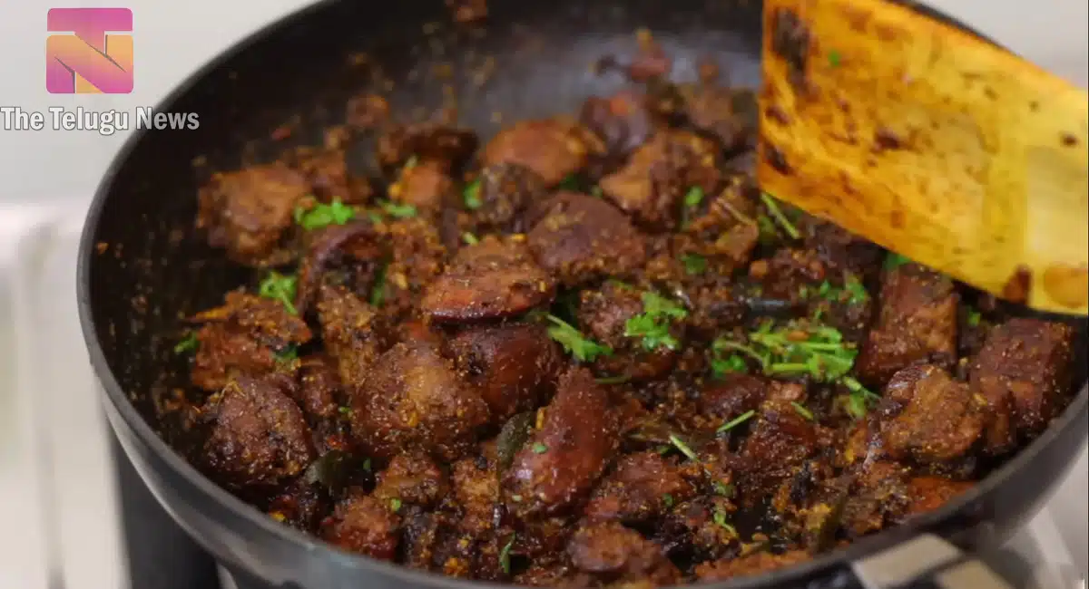 Chicken liver Fry Recipe in TelugU