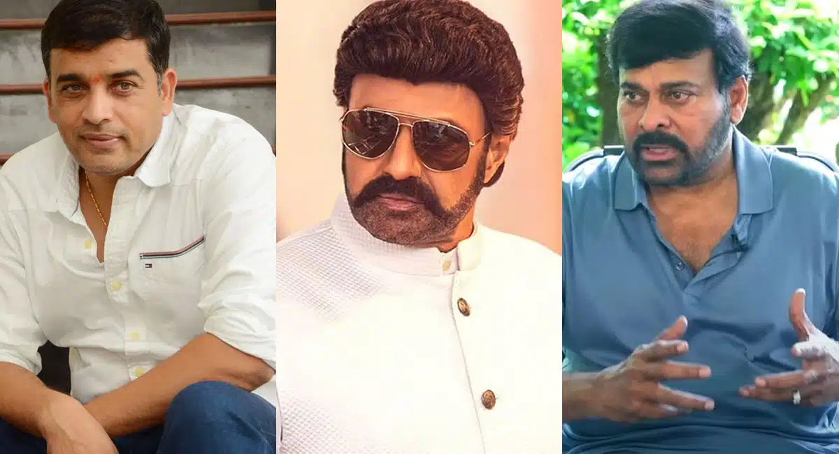 chiranjeevi and balakrishna tension about dil raju sankranthi film release