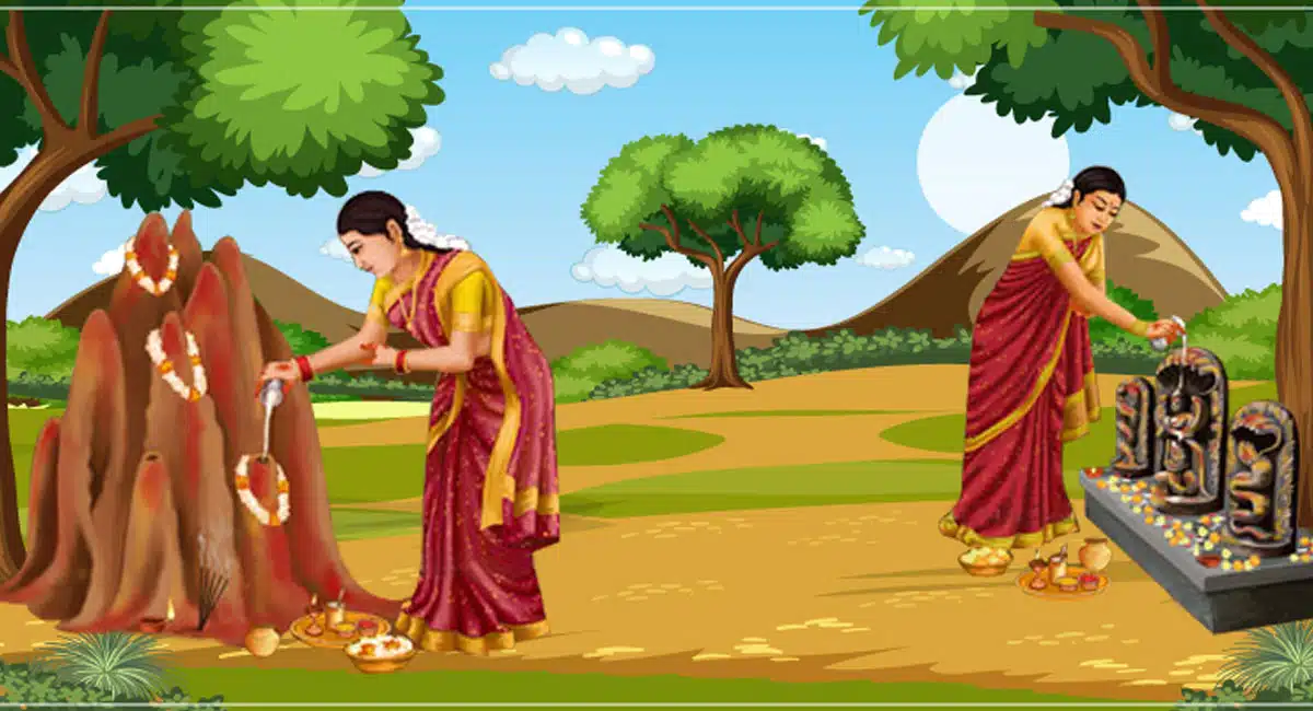 Nagula Chavithi is the time of milking