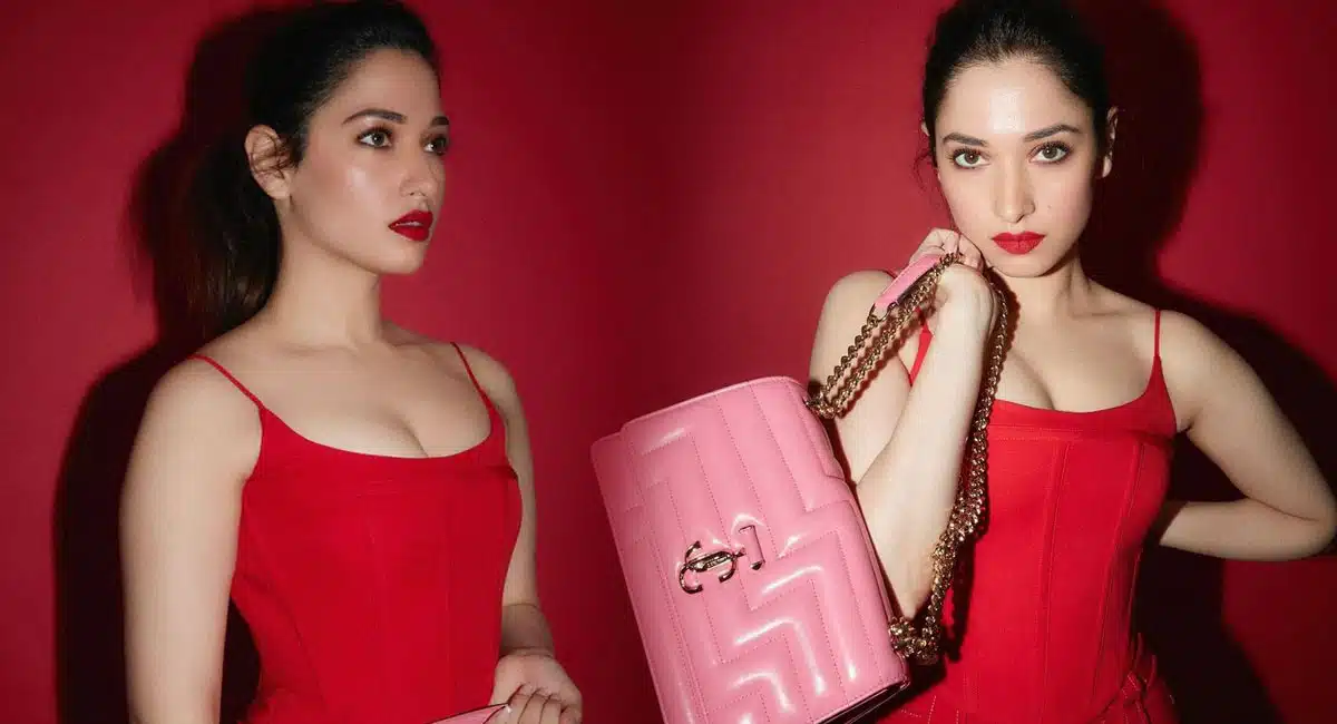 Tamannaah Red Crazy Photoshoot Goes Viral on Social Media