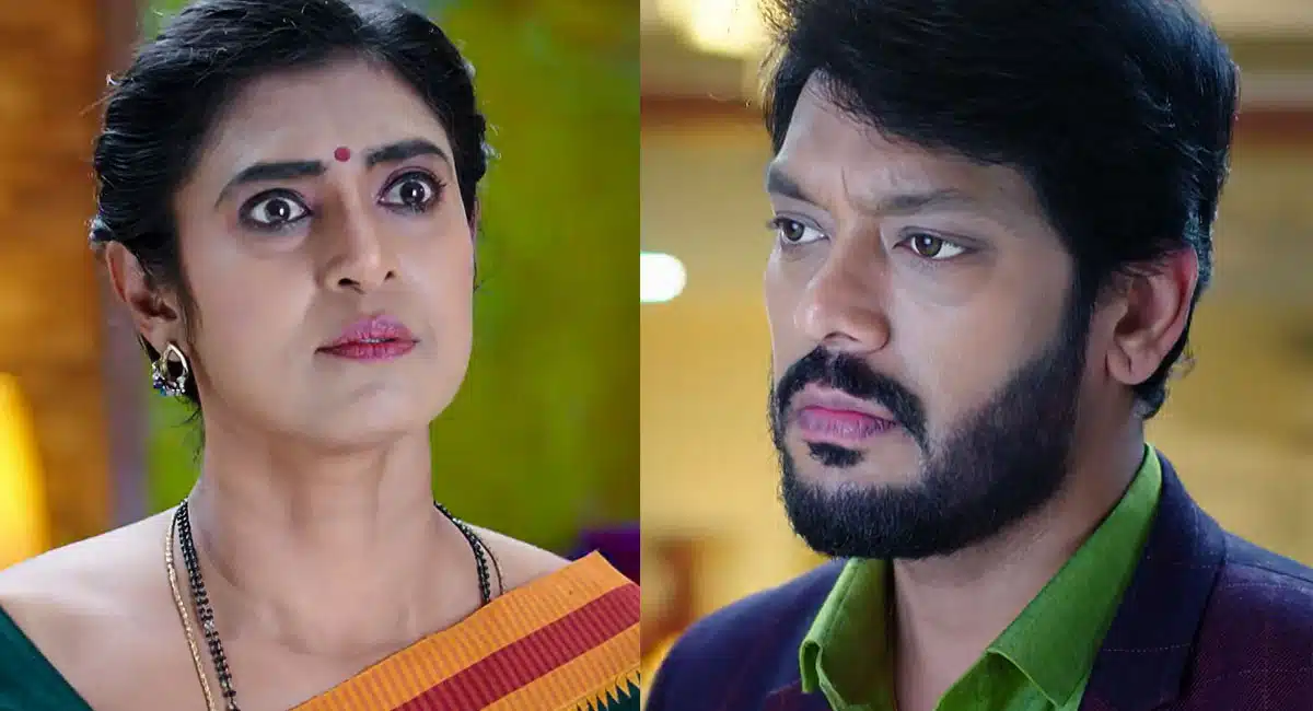 lasya and nandu arrive tulasi house with evil motive
