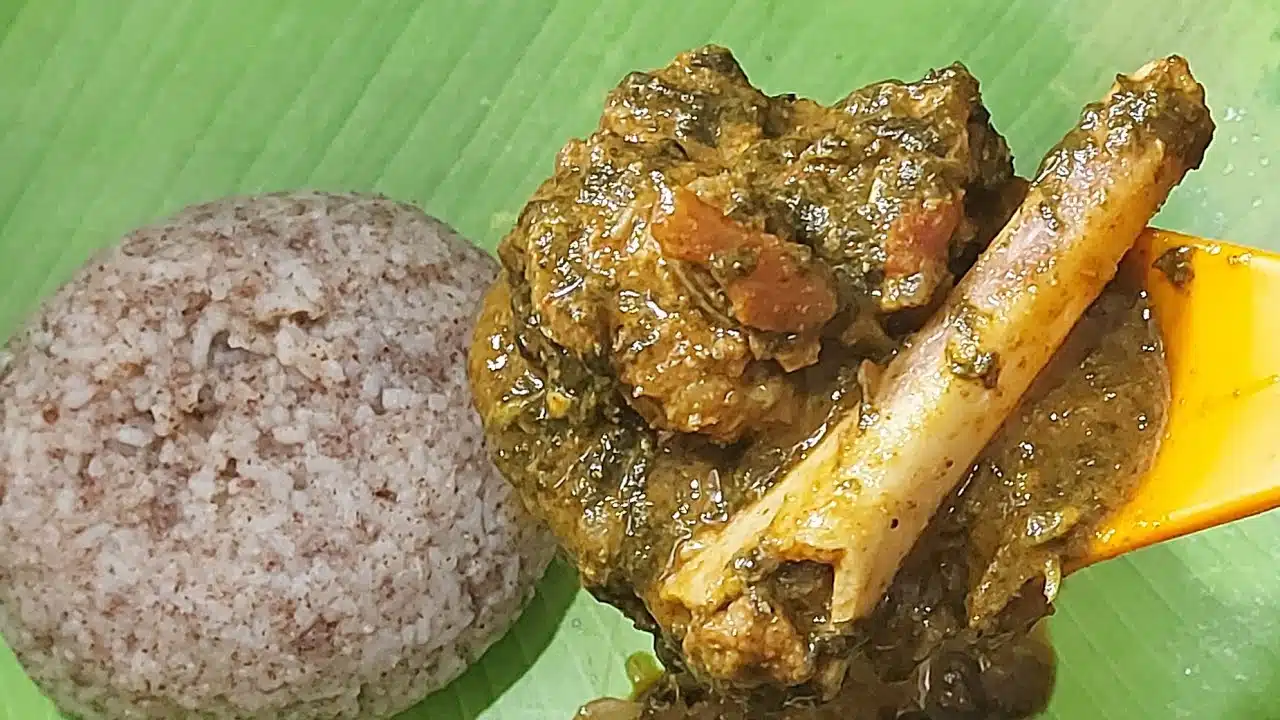 very tasty and easy Gongura Mutton Curry