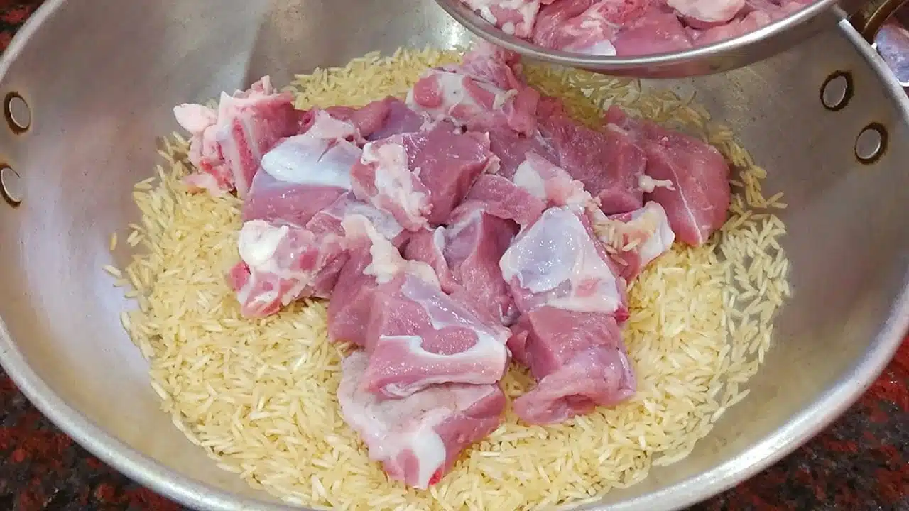 mutton pulao recipe in telugu