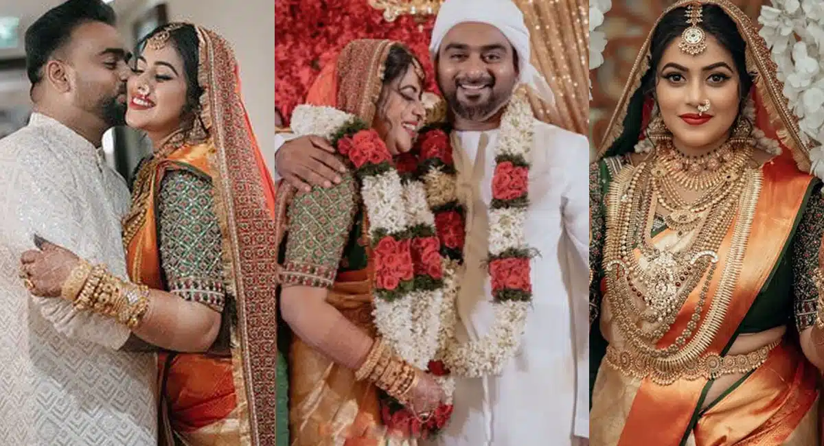 Poorna shared wedding photos on Instagram