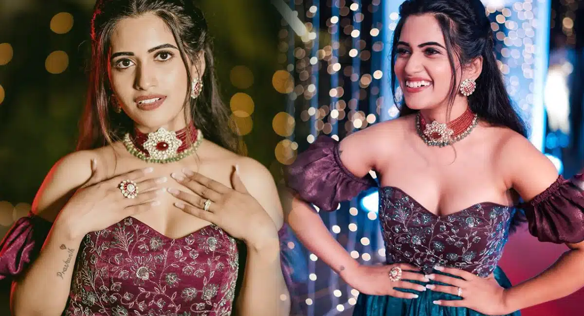anchor sravanthi glamour photo viral in social media