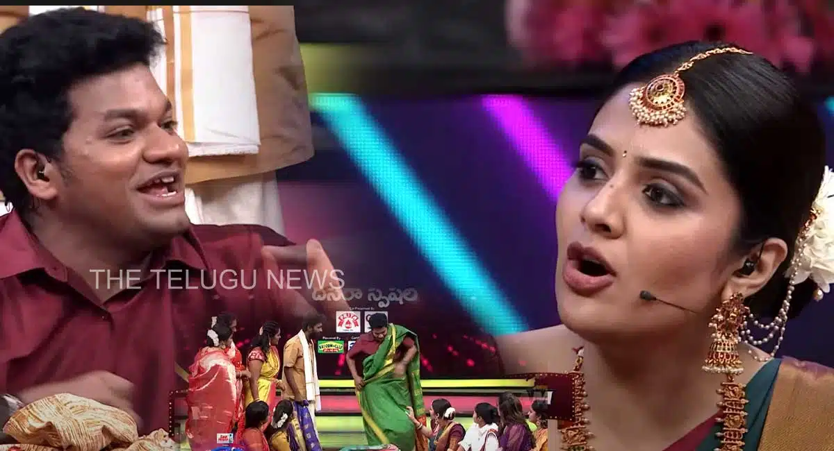 Sreemukhi Satires on avinash in Aadivaaram with Star Maa Parivaaram