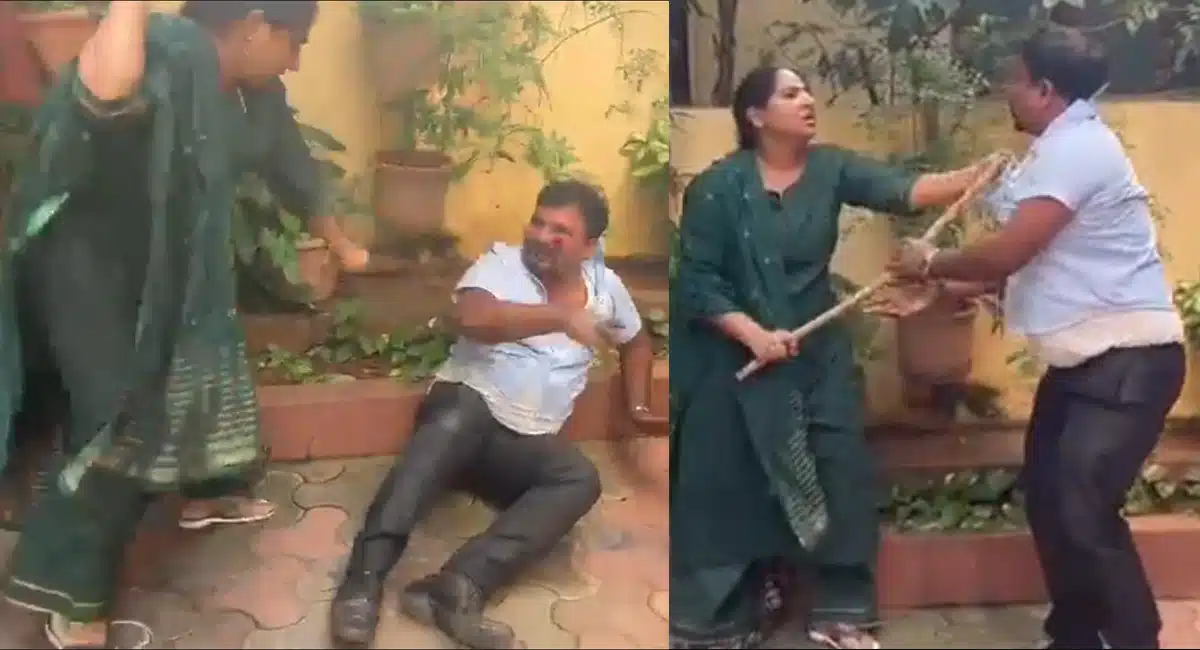 school principal driver on lkg girl video viral