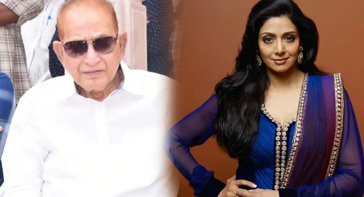 sridevi rejected bollywood movie for super star krishna movie