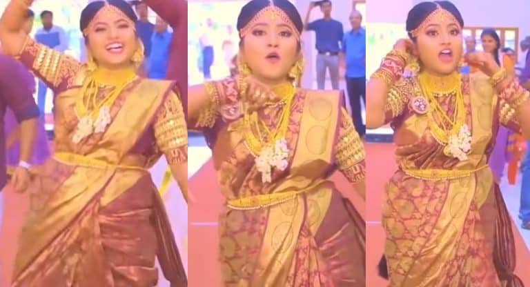 Viral Video : హైవోల్టెజ్ పవర్‌తో నాటు బీట్స్ వేసిన పెళ్లి కూతురు.. వీడియో