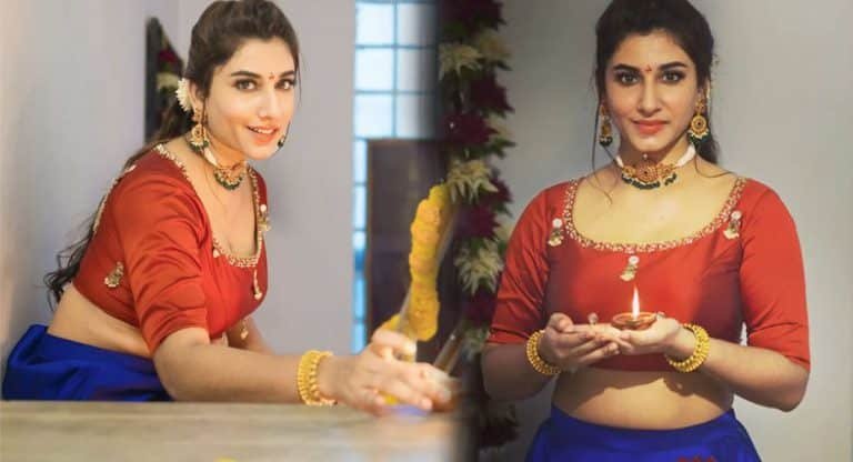 Vishnu Priya : దీపావ‌ళి ధ‌మాకా.. పైట లేకుండా అందాలు చూపిస్తూ పిచ్చెక్కిస్తున్న విష్ణు ప్రియ‌