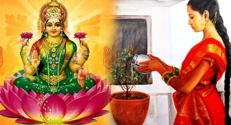 Lakshmi Devi : తులసి చెట్టుకు నీళ్లు పోసేటప్పుడు ఈ మంత్రాన్ని చెప్పుకోండి… లక్ష్మీ దేవి అనుగ్రహిస్తుందట…!