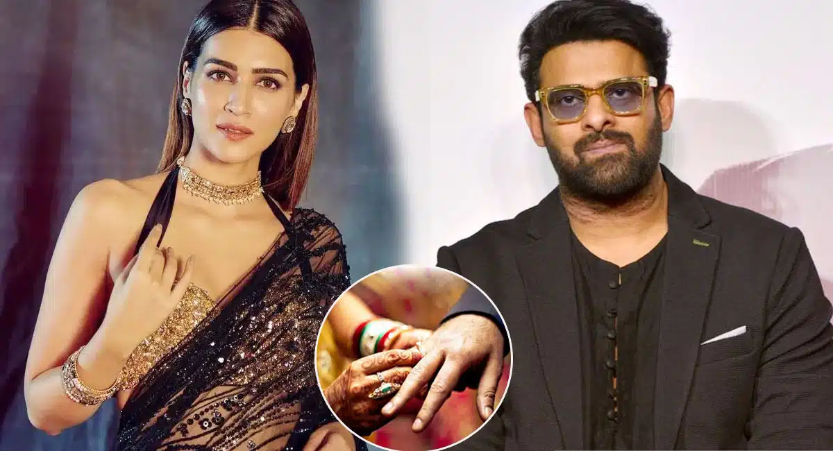 Breaking on very soon Prabhas engagement to Kriti Sanon