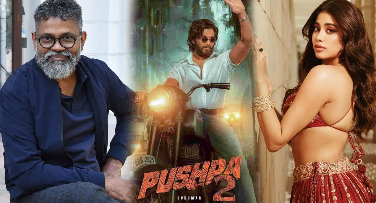 sukumar plan janhvi kapoor doing Pushpa 2 Movie item song