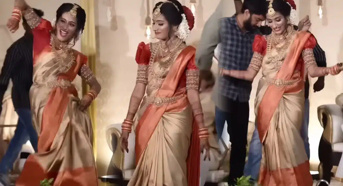 Bride dance video on Social media