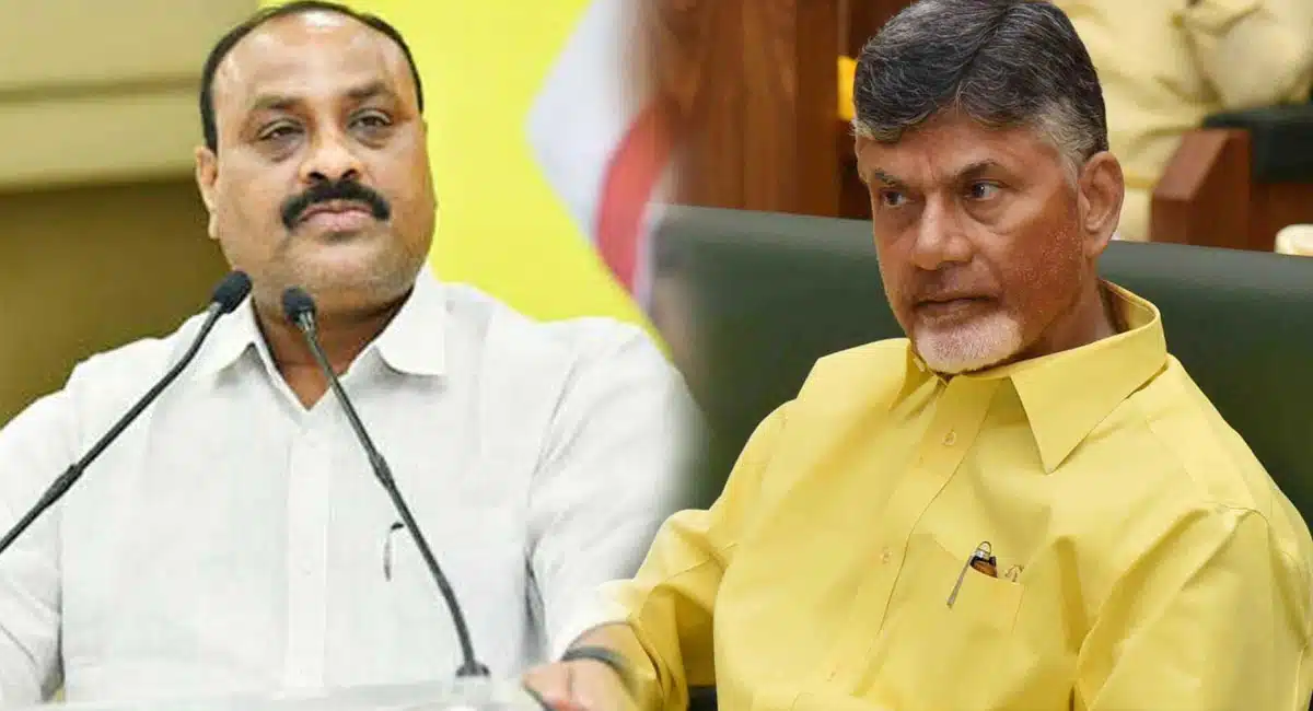 atchennaidu Comments on chandrababu