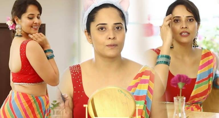 Anasuya : అనసూయ ఏంటి ఈ అందం.. సరికొత్త చీరకట్టుతో కుర్రకారుకు పిచ్చెక్కించేసింది.. వీడియో వైరల్