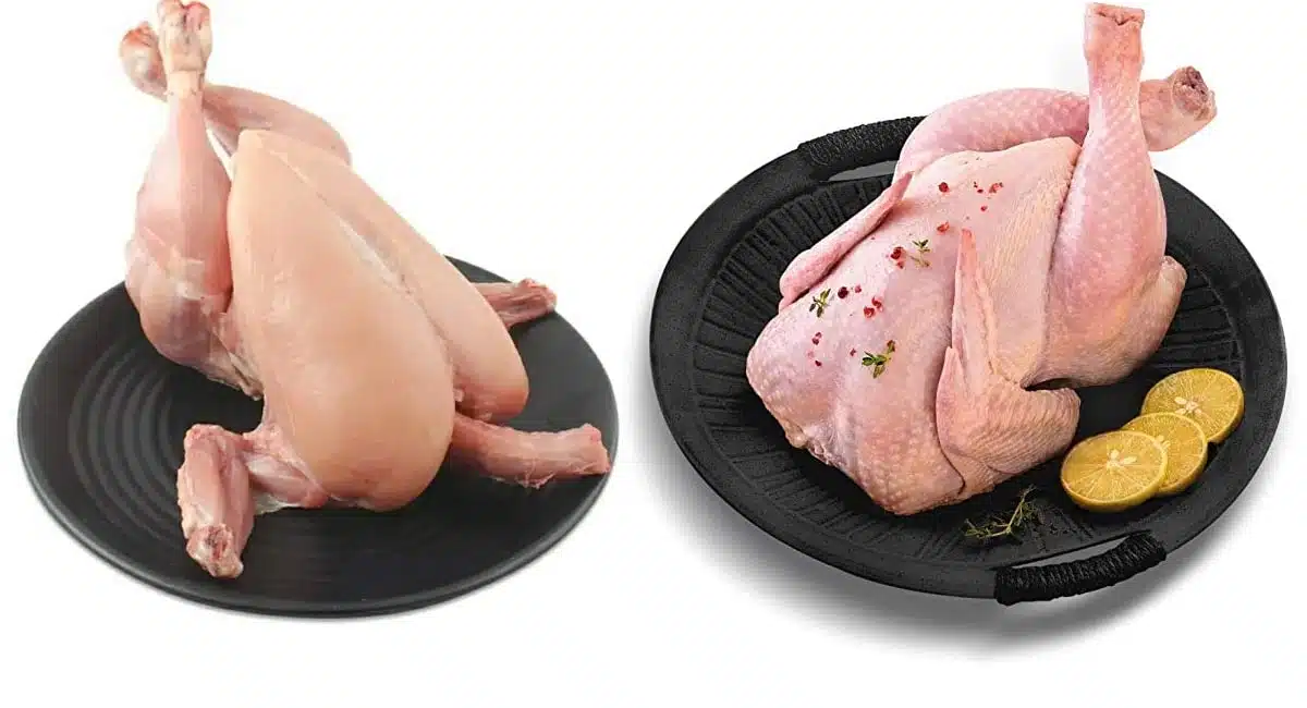 Good with skin or good with skin or skinless who should take which chicken