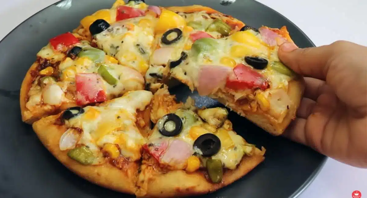 Wheat Flour Pizza Recipe in Telugu