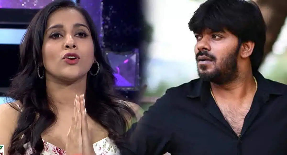 Rashmi Gautam she saw Sudigali Sudheer at the pre-release event