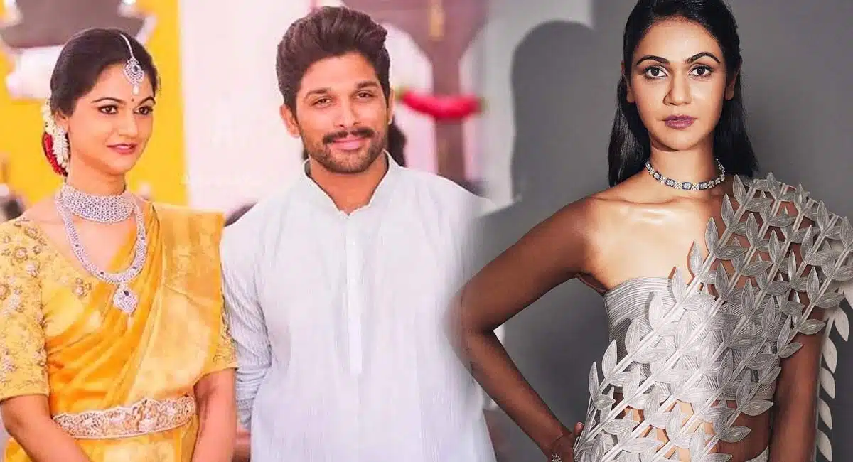 are allu arjun and sneha reddy taking divorce