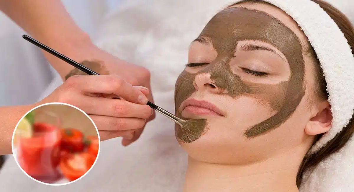 Beauty Tips on Tomato juice bleach on face