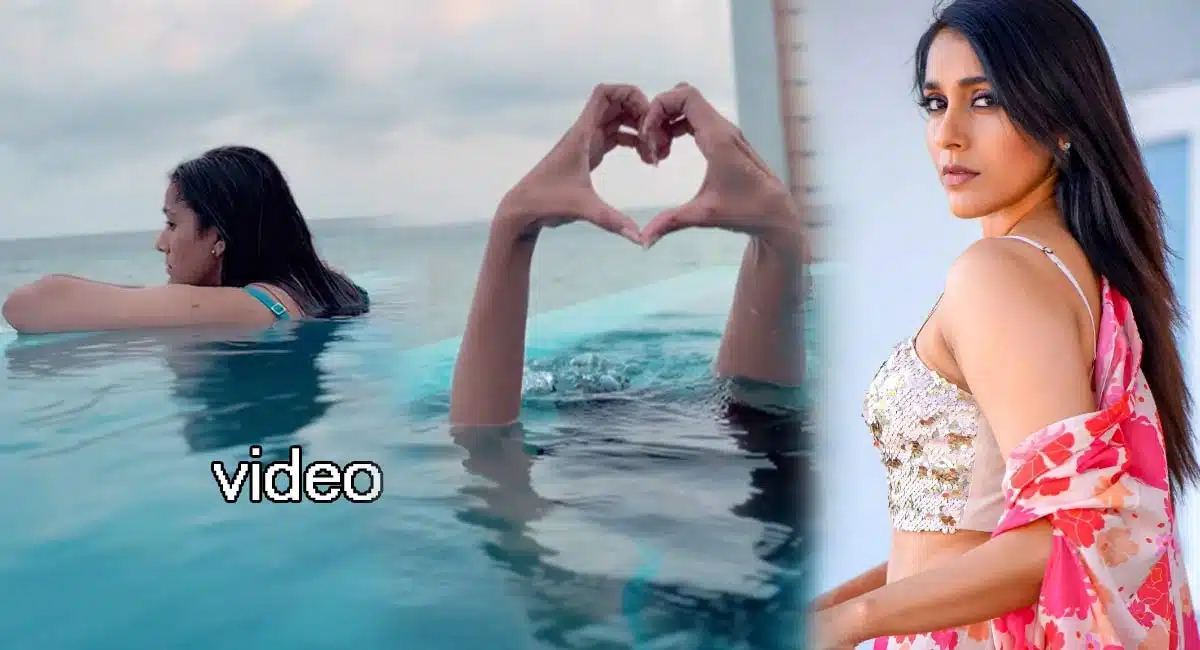 Rashmi Gautam Swimming Pool Video Viral on Social Media