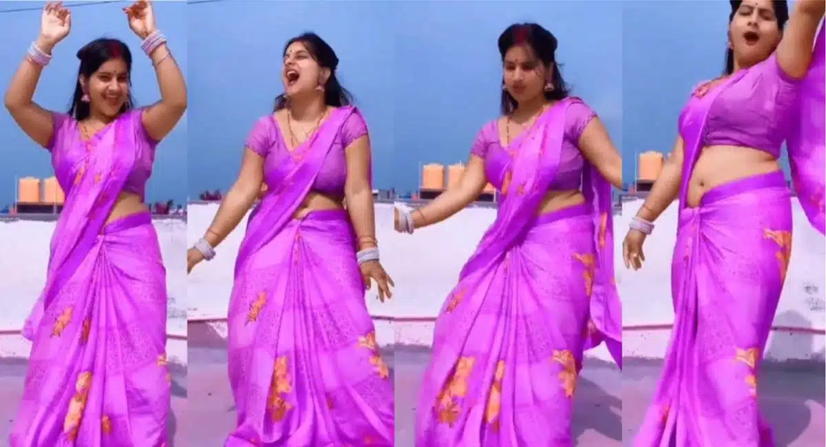 young woman dance Video Viral instagram
