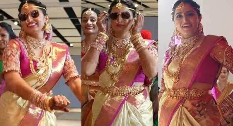 Viral Video : ఆ పాటకు మాస్ స్టెప్స్ వేస్తూ పెళ్లి మండపానికి వచ్చిన వధువు…. మరల ఆ ట్రెండ్ రిపీట్ అవుతుందిగా.. వీడియో