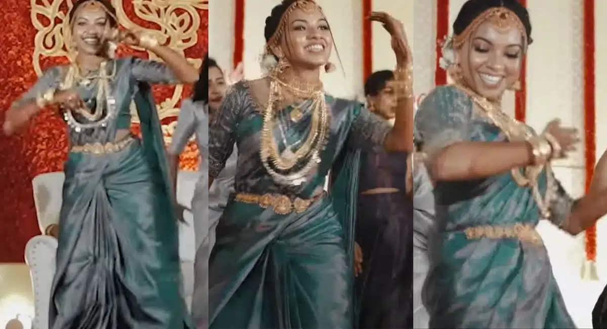 bride mass steps to the DJ song Video viral