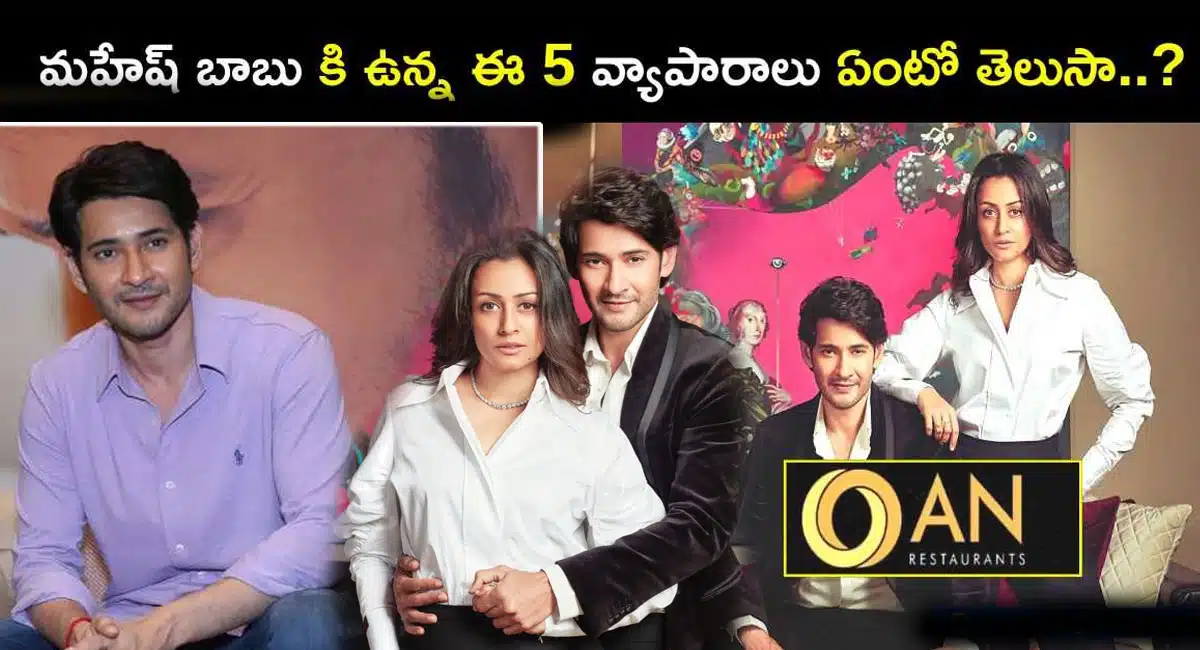 business investments of mahesh babu on Namrata Ghattamaneni