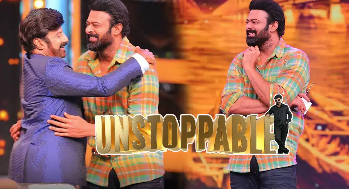 Prabhas fun with Balakrishna on Unstoppable Show