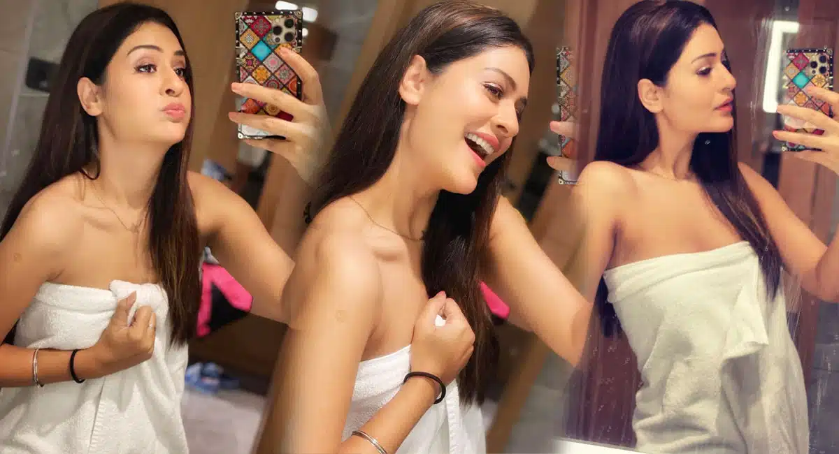 Payal Rajput latest photos on towel viral