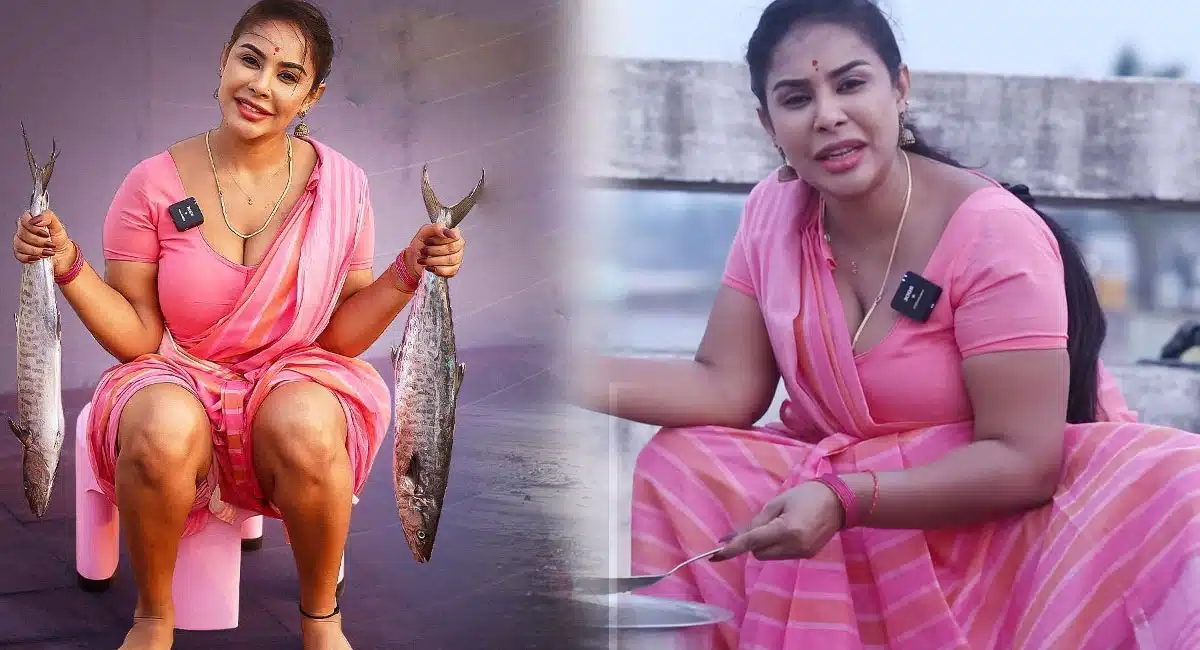 Sri Reddy fish curry video viral on youtube