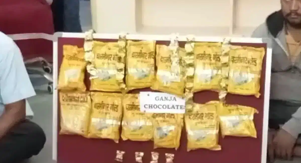 ganja chocolates rocket busted in hyderabad