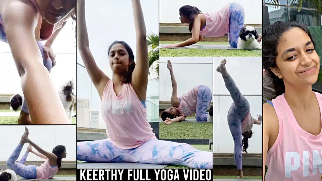 Keerthy Suresh Latest Yoga Video