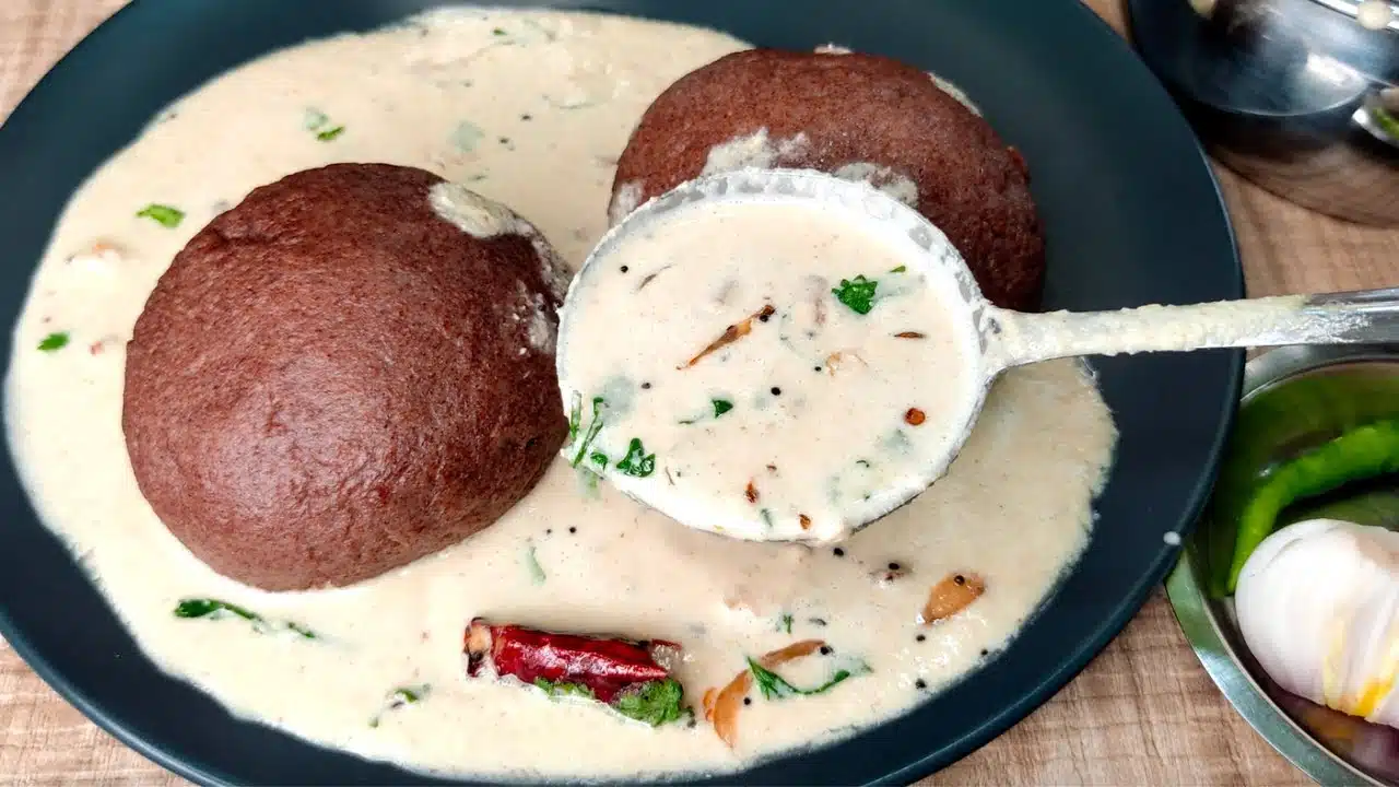 Ragi Sangati Recipe in telugu