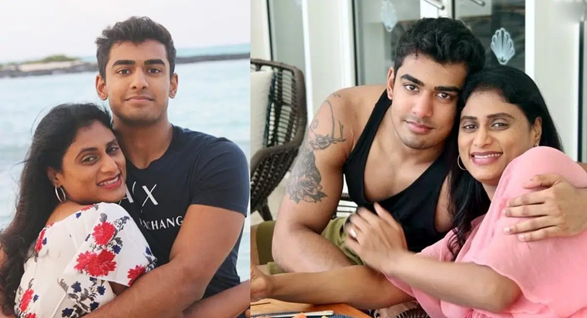 ys sharmila shared rare photos on her sons birthday