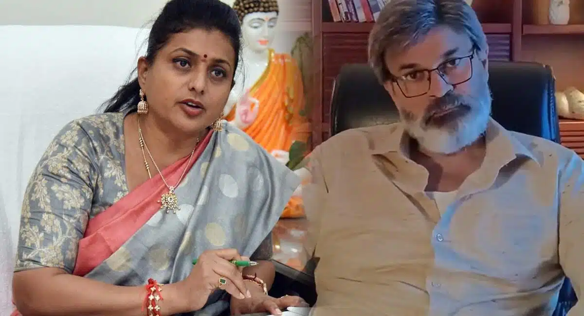 janasena leader nagababu comments on minister roja