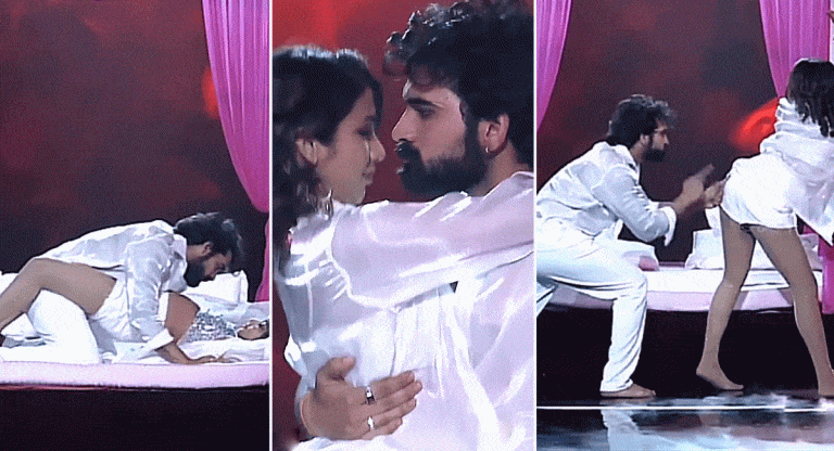 Bigg Boss Akhil : డాన్స్ షోలో బెడ్ పై తోటి లేడీ బిగ్ బాస్ కంటెస్టెంట్ పై రెచ్చిపోయిన అఖిల్.. వీడియో