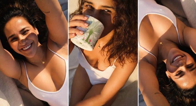 Aisha Sharma : రివర్స్ లో పడుకుని మరీ ఎద అందాలు చూపిస్తోంది .. అయేషా శ‌ర్మ ఈ యాంగిల్ లో ఇంకా క్లియర్ గా ఉన్నాయి గా..!!