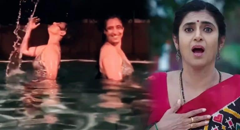 Intinti Gruhalakshmi kasturi : వామ్మో.. ఎద అందాలు మొత్తం చూపించేసిన ఇంటింటి గృహలక్ష్మి తులసి.. స్విమ్మింగ్ పూల్ లో అన్నీ చూపించేసిందిగా.. వీడియో