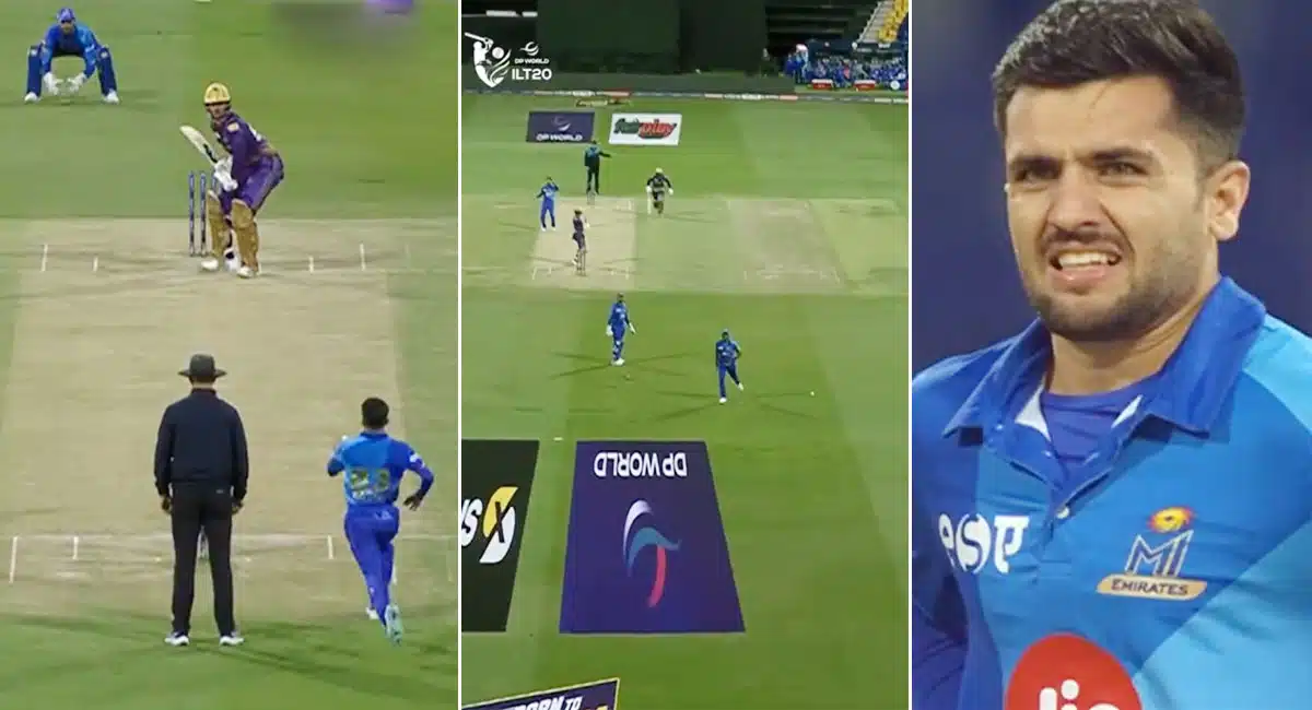 Afghanistan bowler who bowled no ball in the history of cricket on video