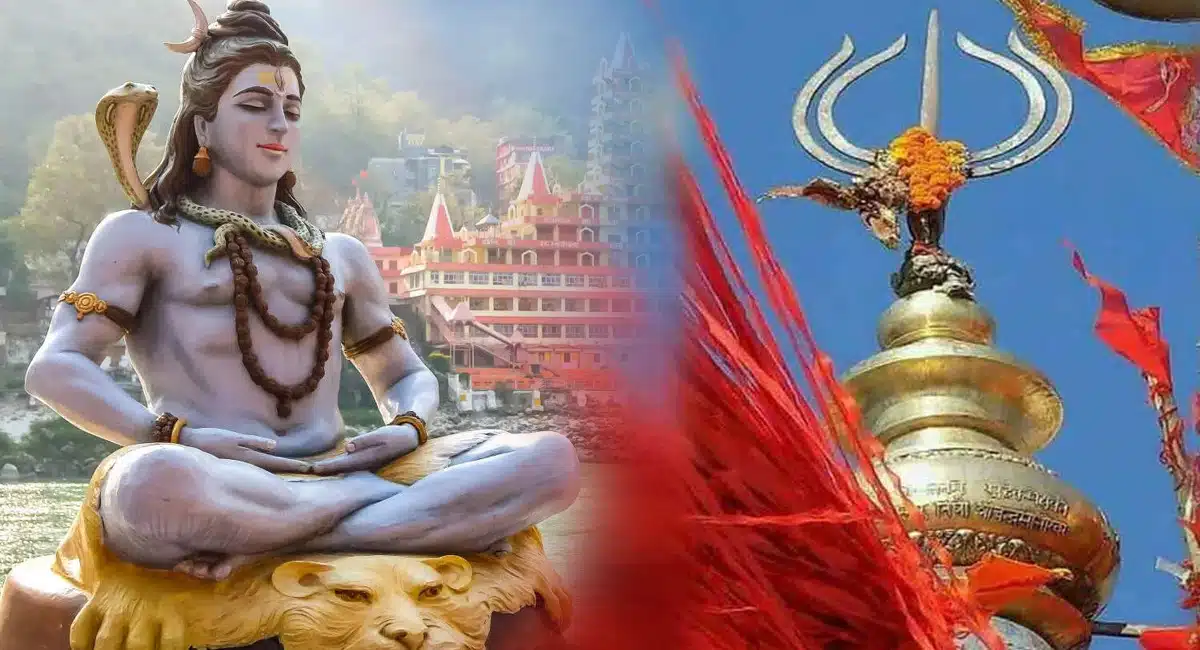 Why Panch Shula is placed in this Lord Shiva Temple instead of Trishul