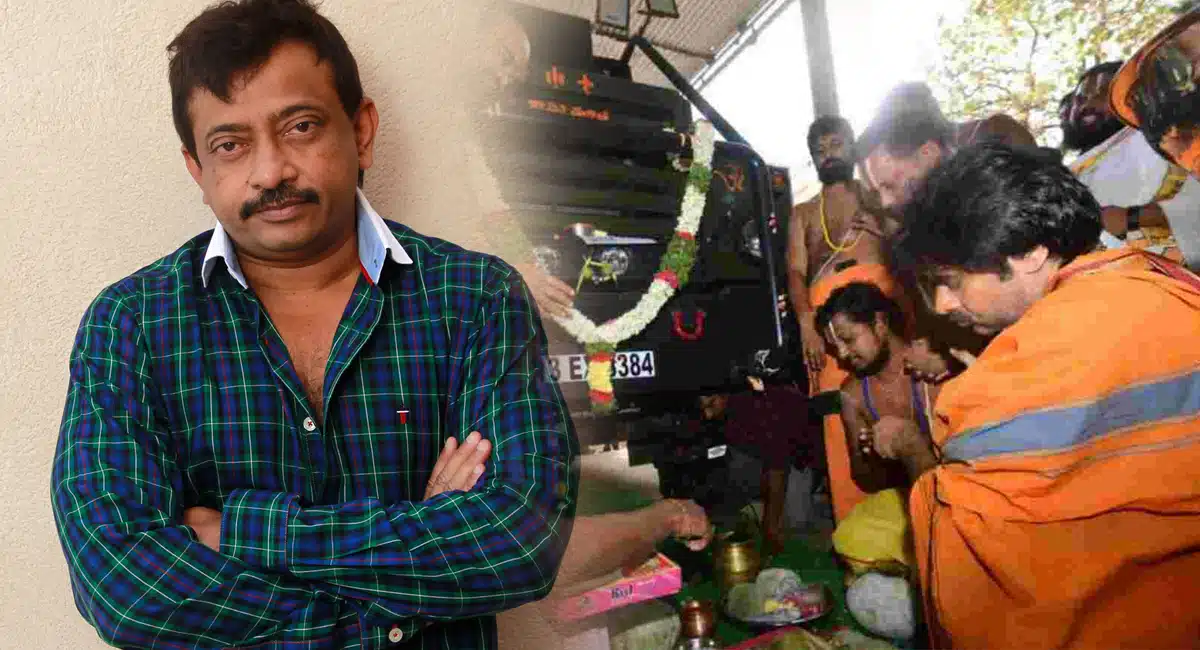 ram gopal varma satires on janasena varahi vehicle