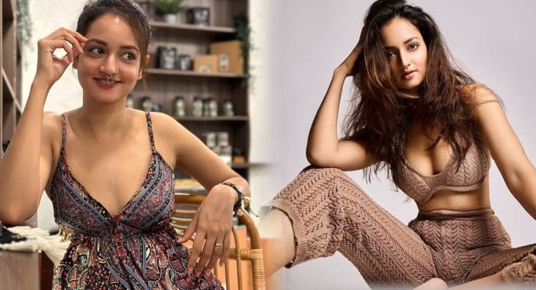 Shanvi Srivastava : ముక్కు పుడక పెట్టుకుని ముందుకు ఒంగుంది.. అబ్బబ్బబ్బా మొత్తం కనపడిందిగా..!!
