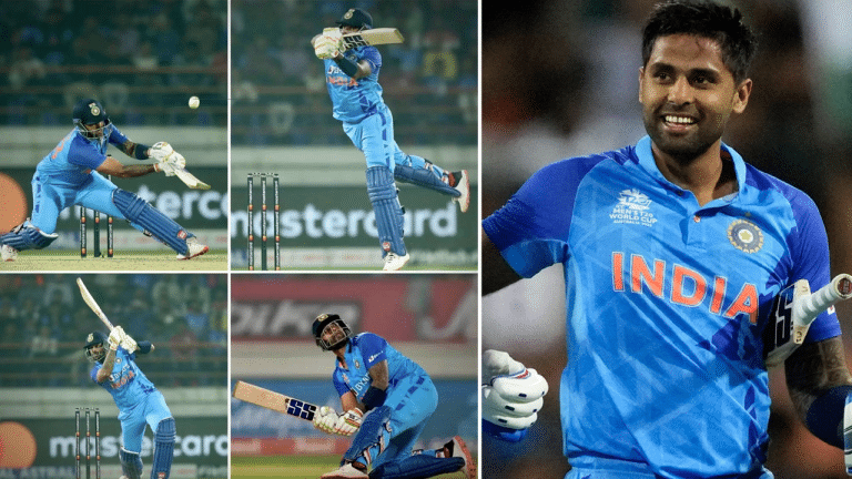 Suryakumar Yadav : కింద కూర్చొని అలవోక‌గా సిక్స‌ర్స్ కొడుతున్న సూర్య‌కుమార్ యాద‌వ్.. సీక్రెట్ ఇదే..!