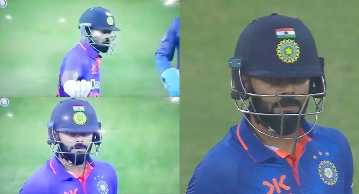 Virat Kohli gave a warning to Hardik Pandya with eye contact