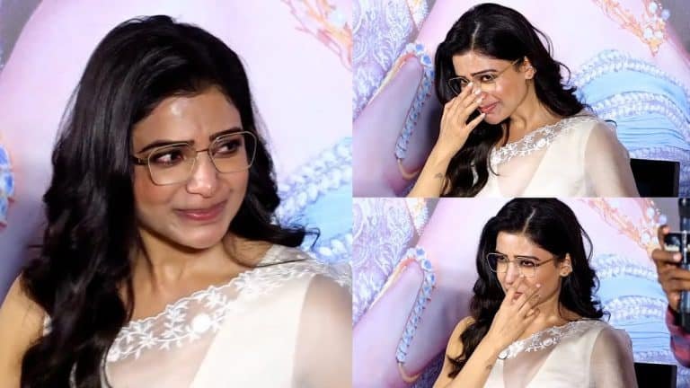Samantha : “శాకుంతలం” సినిమా ట్రైలర్ ఈవెంట్ లో వేదికపై బోరున ఏడ్చిన సమంత.. వీడియో